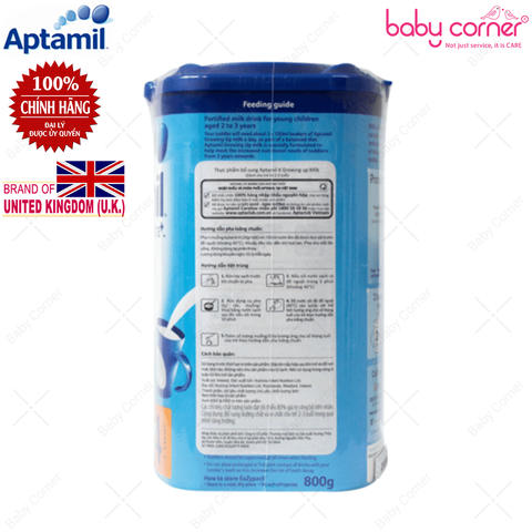  Sữa Bột Aptamil Số 4, 900g, cho trẻ từ 2-3 tuổi 