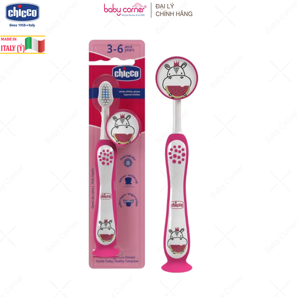  Bàn Chải Đánh Răng CHICCO, Cho Bé Từ 3-6 Tuổi 