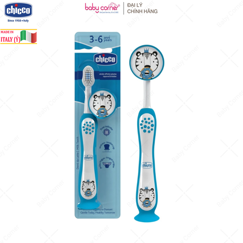  Bàn Chải Đánh Răng CHICCO, Cho Bé Từ 3-6 Tuổi 