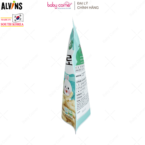  Bánh Gạo Ăn Dặm Hữu Cơ Cho Bé Vị Bông Cải Xanh ALVINS, 25G 