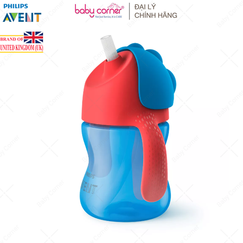 Bình Tập Uống Có Ống Hút Philips Avent, Cho Bé Từ 9M, 200ML 
