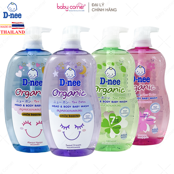  Sữa Tắm Gội Em Bé (Baby) DNEE, 800ML, Cho Bé Từ 0-3 Tuổi 
