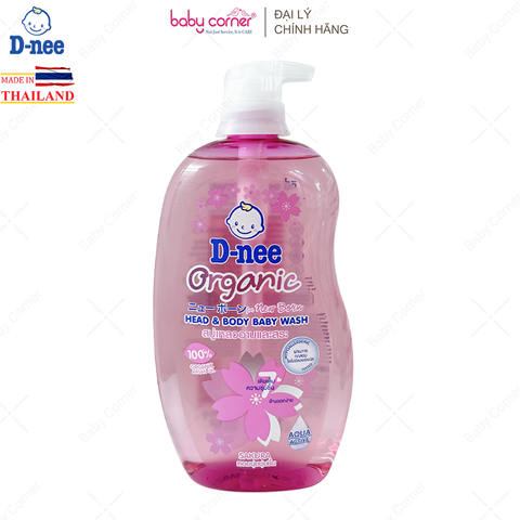  Sữa Tắm Gội Em Bé (Baby) DNEE, 800ML, Cho Bé Từ 0-3 Tuổi 