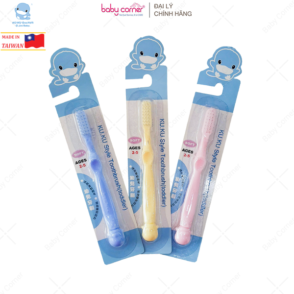  Bàn Chải Răng Cho Bé Từ 2-5 tuổi Kuku, KU1016 