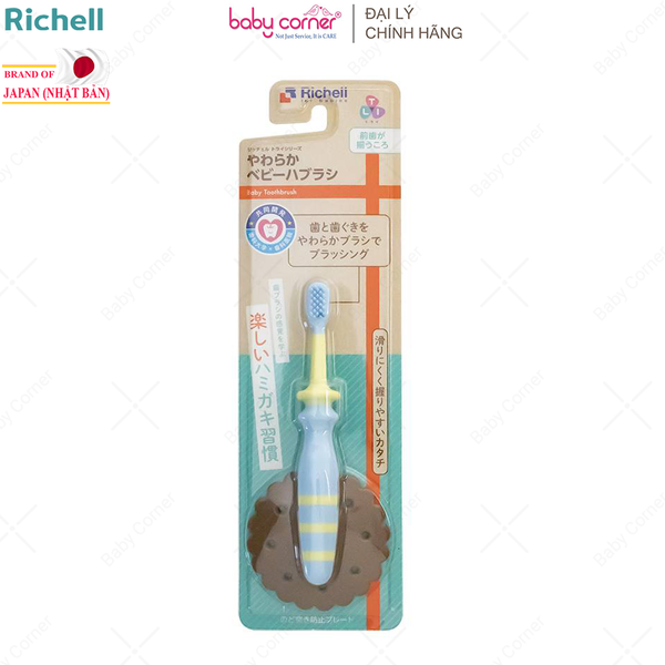  Bàn Chải RICHELL T.L.I, Cho Bé Từ 8 Tháng Tuổi (Bước 3) 