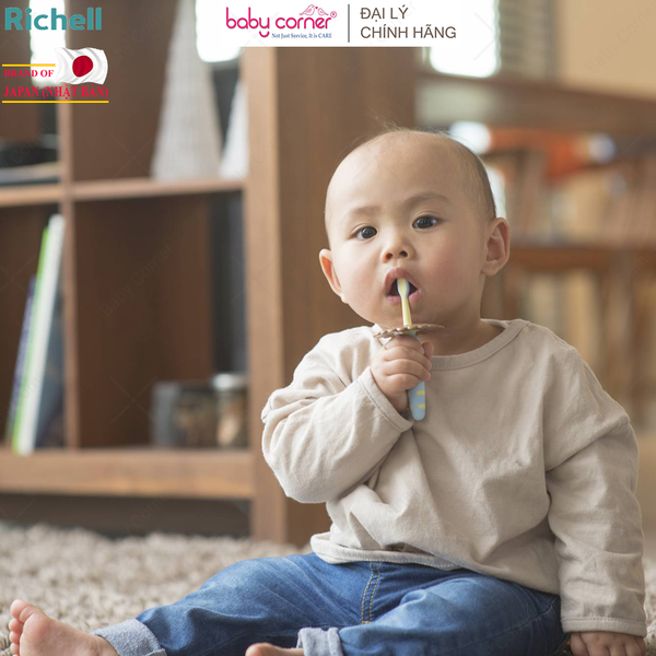  Bàn Chải RICHELL T.L.I, Cho Bé Từ 8 Tháng Tuổi (Bước 3) 