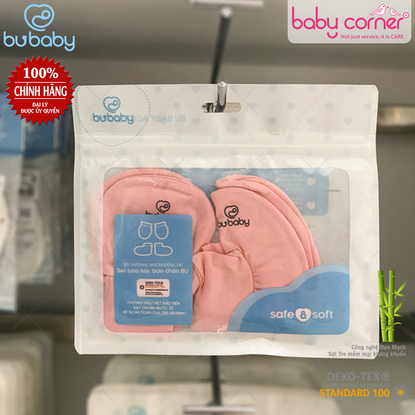  Bộ Bao Chân, Bao Tay Bamboo BU - Free size 