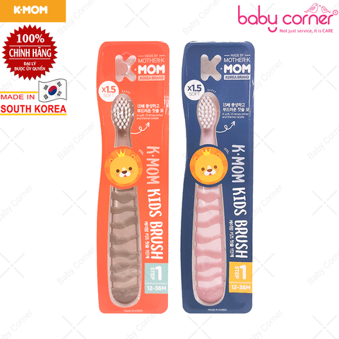  Bàn Chải Đánh Răng Trẻ Em K-Mom Cho Bé Từ 12-36 Tháng 