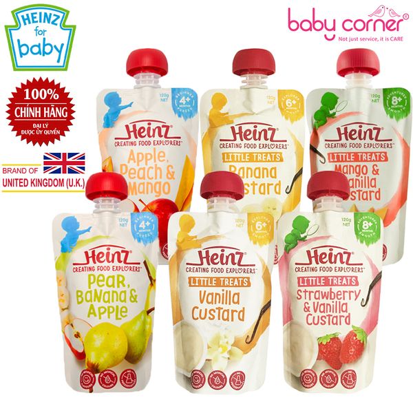  Hỗn Hợp Nghiền Heinz Lê Chuối Và Táo (Cho Trẻ Từ 4 Tháng), 120g 