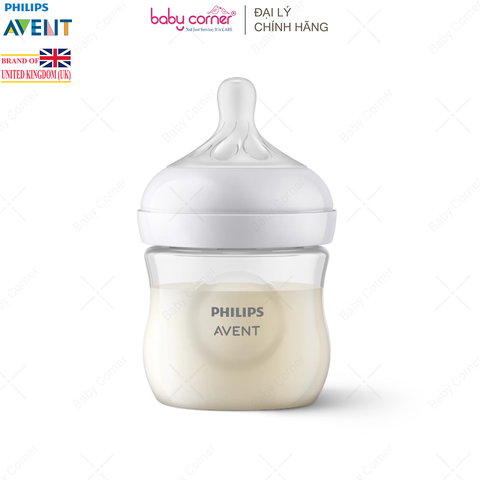  Set 2 Bình Sữa Mô Phỏng Tự Nhiên (Mẫu Mới) Nhựa PP Philips Avent, 125ML, Cho Bé Từ 0 Tháng Tuổi 