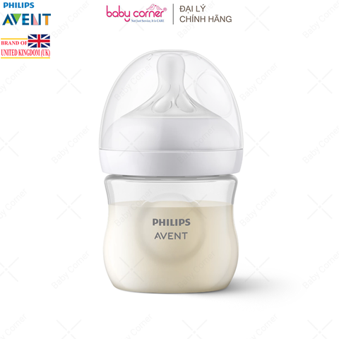  Set 2 Bình Sữa Mô Phỏng Tự Nhiên (Mẫu Mới) Nhựa PP Philips Avent, 125ML, Cho Bé Từ 0 Tháng Tuổi 