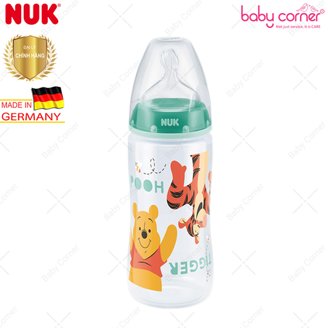  Bình Sữa NUK Disney PREMIUM CHOICE Nhựa PP (Núm Ty S1), 300ml, Bé 0 - 6 Tháng Tuổi 