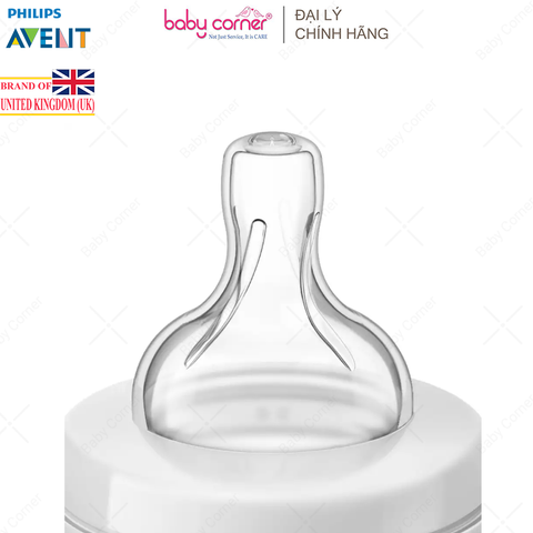  Bình Sữa Philips Avent Nhưa PP Cổ Hẹp, 260ML, Cho Bé Từ 1 Tháng Tuổi (Đóng Gói Màng Co 1 Cái) 