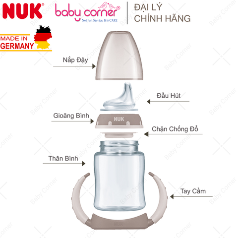  Bình Tập Uống NUK PP 150ml 
