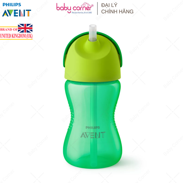  Bình Tập Uống Có Ống Hút Philips Avent, Cho Bé Từ 12M, 300ML 