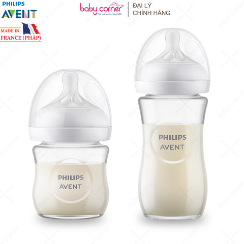  Bình Sữa Thuỷ Tinh Mô Phỏng Tự Nhiên Philips Avent 120ml / 240ml 