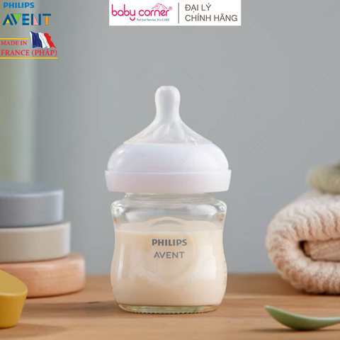  Bình Sữa Thuỷ Tinh Mô Phỏng Tự Nhiên Philips Avent 120ml / 240ml 