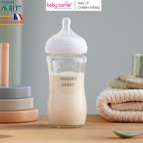  Bình Sữa Thuỷ Tinh Mô Phỏng Tự Nhiên Philips Avent 120ml / 240ml 