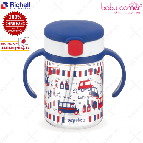  Bình Ống Hút AQ Richell - 200ml (Bé Từ 7 Tháng Tuổi) 