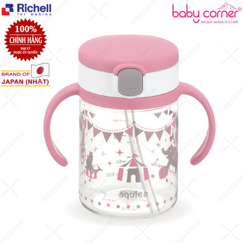  Bình Ống Hút AQ Richell - 200ml (Bé Từ 7 Tháng Tuổi) 