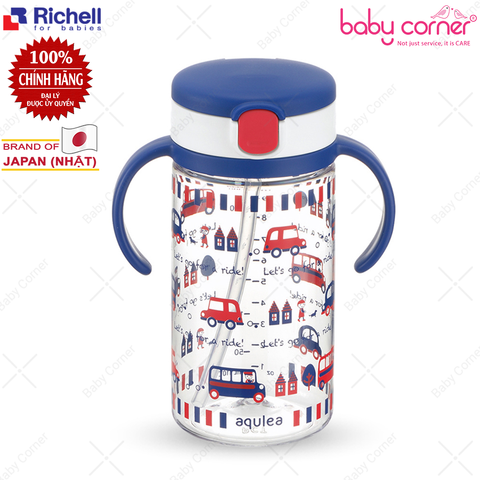  Bình Ống Hút AQ Richell - 320ml (Bé Từ 7 Tháng Tuổi) 