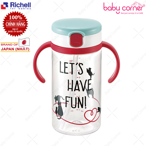  Bình Ống Hút AQ Richell - 320ml (Bé Từ 7 Tháng Tuổi) 