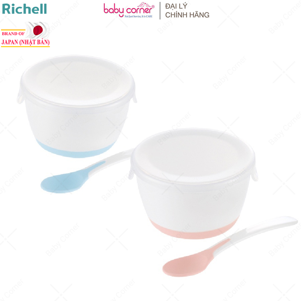  Bộ Chén Ăn Dặm RICHELL T.L.I, Kèm Nắp Và Muỗng 