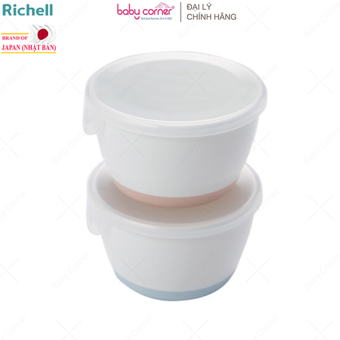  Bộ Chén Ăn Dặm RICHELL T.L.I, Kèm Nắp Và Muỗng 