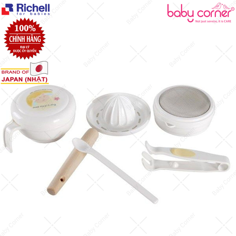  Bộ Chế Biến Ăn Dặm Kiểu Nhật Richell - RC53371 