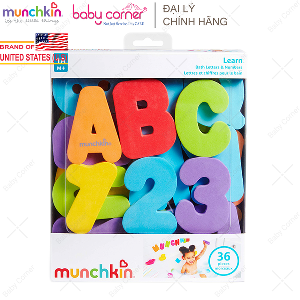  Bộ Chữ Số Xốp Munchkin 