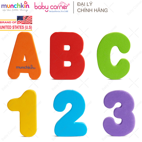  Bộ Chữ Số Xốp Munchkin 