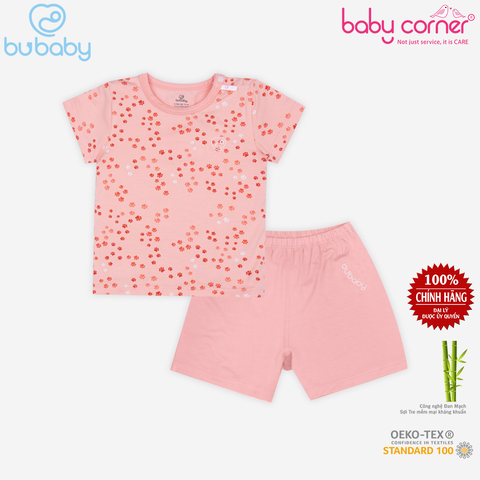  Bộ BU Ngắn Tay Cài Vai Quần Đùi Bambus Puppie (9 Tháng - 4 Tuổi) 