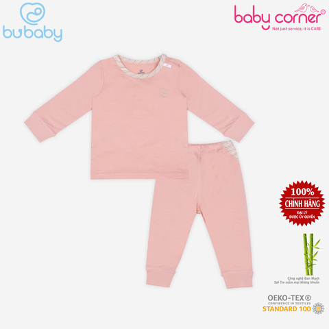  Bộ BU Cài Vai Dài Tay Quần Dài Bambus Zebra (9 Tháng - 4 Tuổi) 