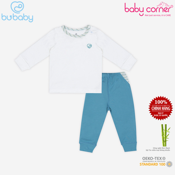  Bộ BU Cài Vai Dài Tay Quần Dài Bambus Zebra (9 Tháng - 4 Tuổi) 