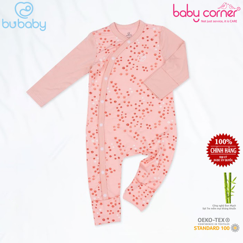  Body BU Cài Chéo Dài Tay Bambus Puppie (0 - 12M) 