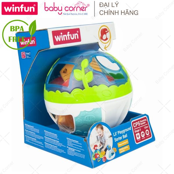  Bóng Thả Hình Khối Ngộ Nghĩnh Kết Hợp Bóng Tập Bò Winfun 0785 