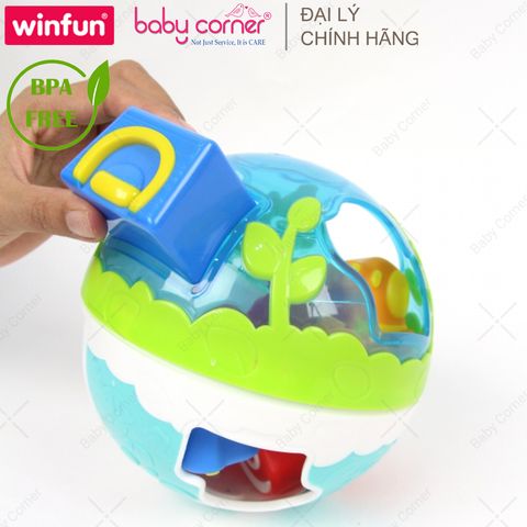  Bóng Thả Hình Khối Ngộ Nghĩnh Kết Hợp Bóng Tập Bò Winfun 0785 