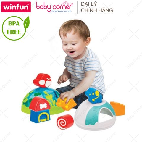  Bóng Thả Hình Khối Ngộ Nghĩnh Kết Hợp Bóng Tập Bò Winfun 0785 