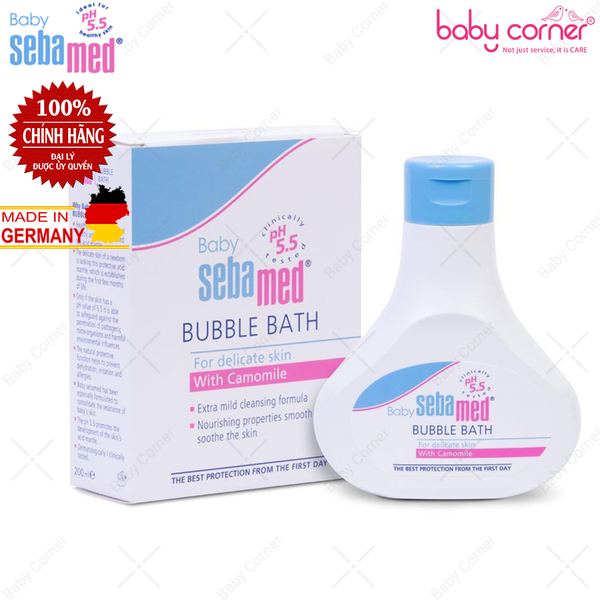  Sữa Tắm Sebamed Dịu Nhẹ Toàn Thân Cho Bé pH5.5 200ml 