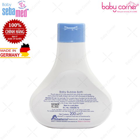  Sữa Tắm Sebamed Dịu Nhẹ Toàn Thân Cho Bé pH5.5 200ml 