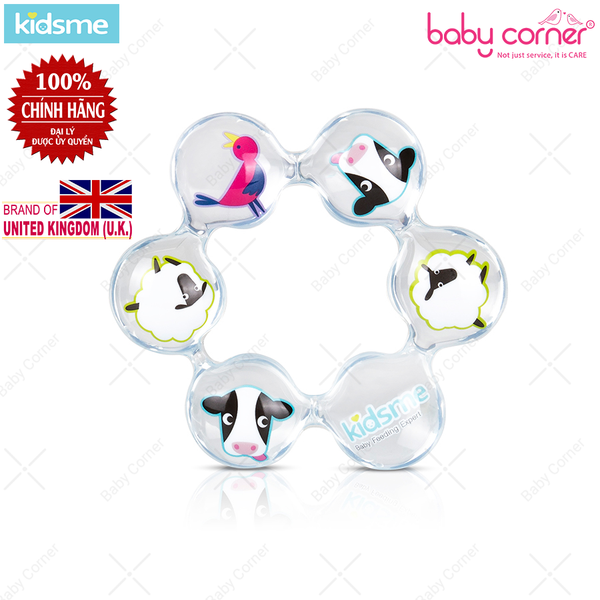  Cắn Nướu Có Nước Hình Vòng Mát Lạnh Kidsme  9471 (Từ 3 tháng tuổi) 