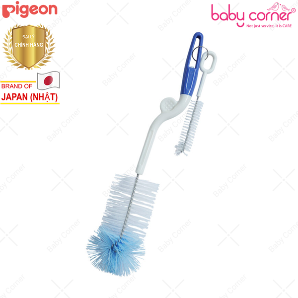  Cây Súc Rửa Bình Sữa & Núm Ty Pigeon (Tay Xoay 2 Chiều) 