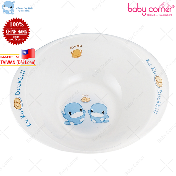  Chén Ăn Malamine Cho Bé, Có Tay Cầm (KU3002) 