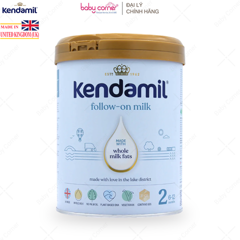  Sữa Bột KENDAMIL Classic Số 2, Bé Từ 6-12 Tháng, 800G 