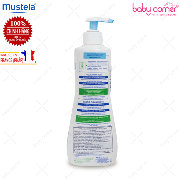  Gel tắm gội Mustela (500ml) 