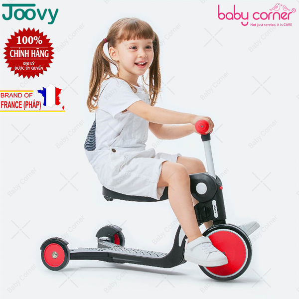  Xe 3 Bánh, Chòi Chân, Cân Bằng, Scooter 5in1 Joovy N5, Có Cần Đẩy 