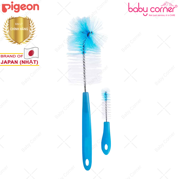  Cây Súc Rửa Bình Sữa & Núm Vú Pigeon (2 Trong 1) 
