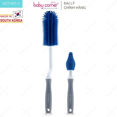  Bộ cọ bình sữa, núm ty Silicone Mother-K 