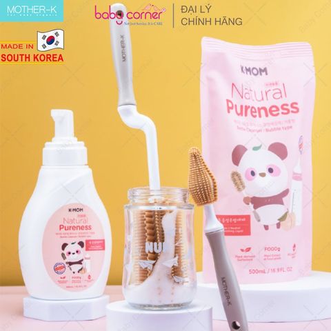  Bộ cọ bình sữa, núm ty Silicone Mother-K 