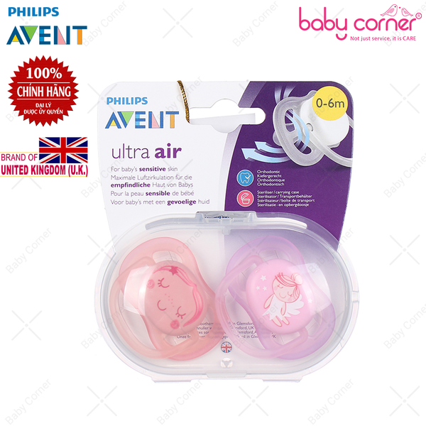  Ty Ngậm Thông Khí Phiên Bản Cổ Tích, 0-6T Vỉ Đôi Philips Avent 